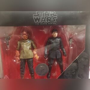 The Star Wars Black Series Admiral Ackbar & First Order Officer Action Figures